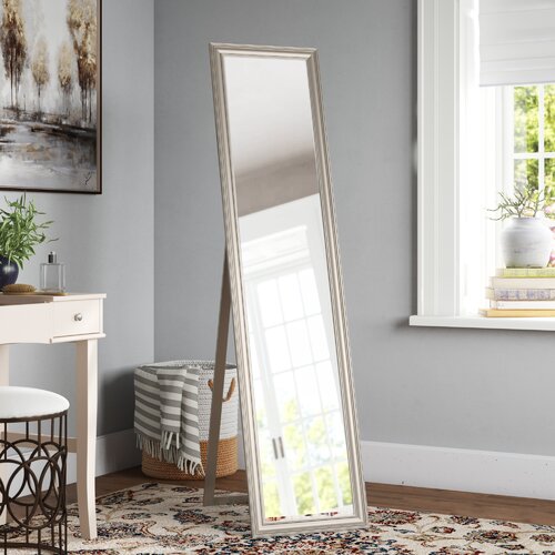 Alcott Hill® Rectangle Wood Floor Mirror And Reviews Wayfair